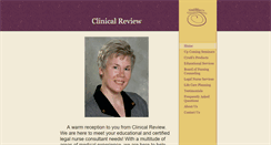 Desktop Screenshot of clinicalreviewconsultants.com